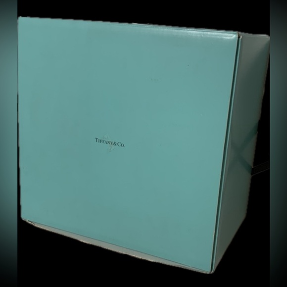 Tiffany & Co. Set 4 NEW Etched Champagne Flutes Glasses Original Blue Gift Box - Picture 3 of 5
